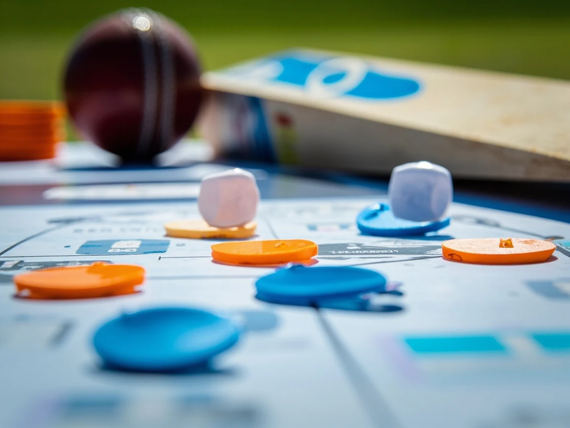 Captain and vice captain markers beside fantasy cricket role tiles